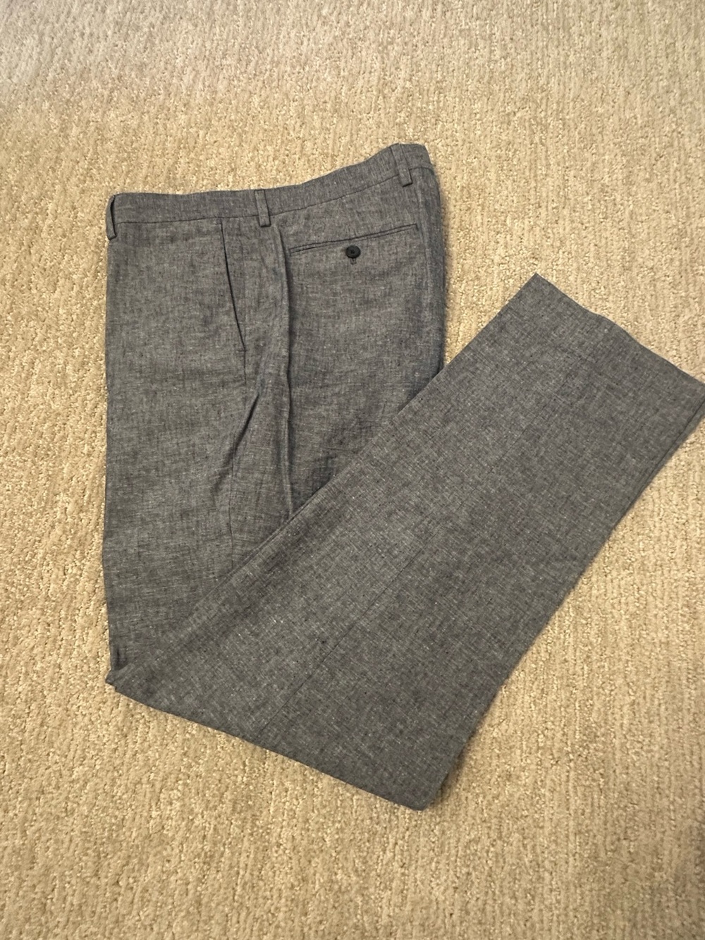 Banana Republic Men's Gray Dress Trousers